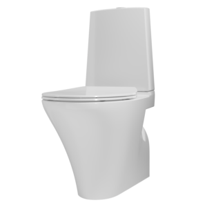 VikingBad Ciba Toalett Gulvstående - Hvit