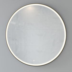 VikingBad Iris Speil m/Sort ramme