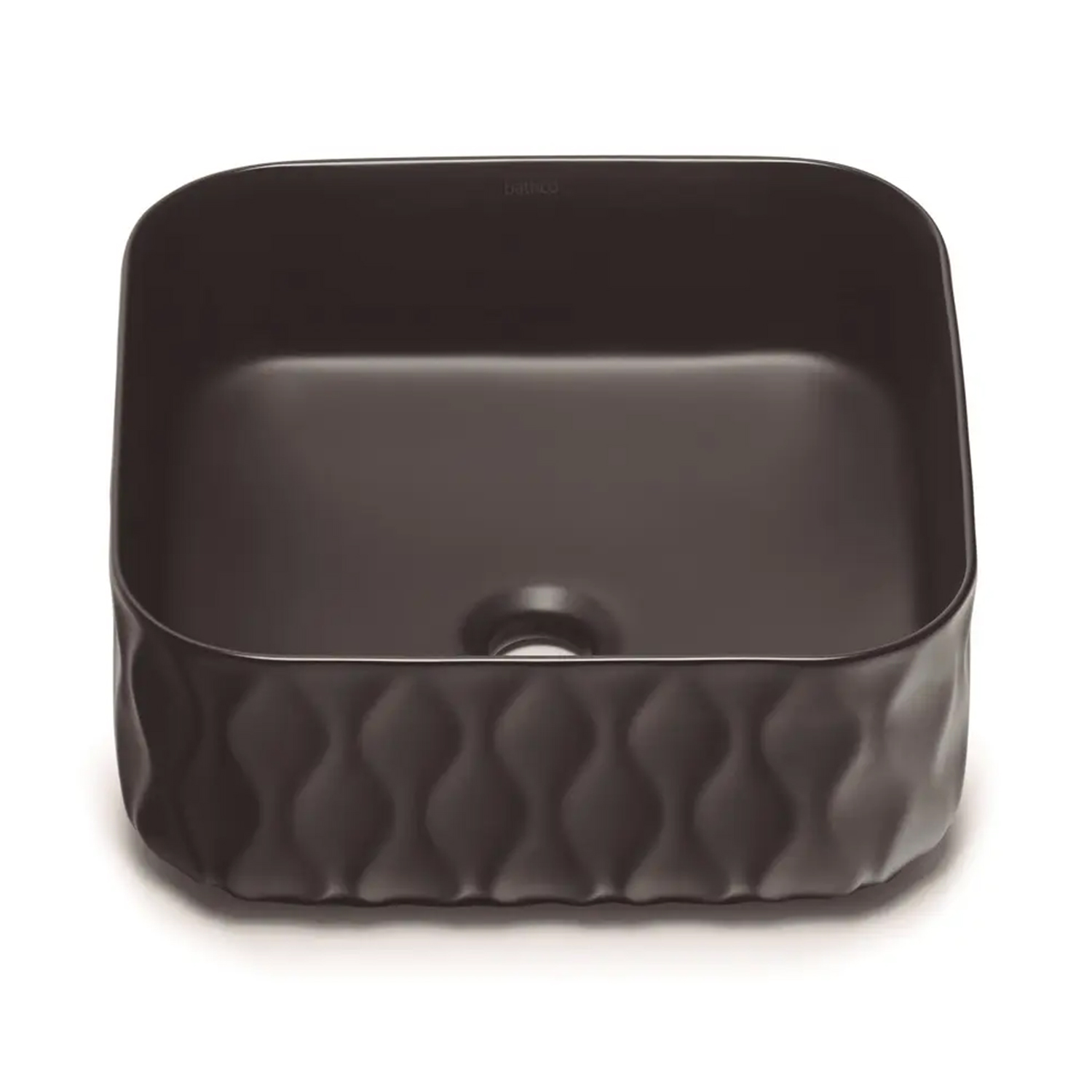 Bathco Sand Waves Servant - Sort Matt