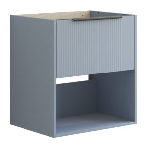 Dansani Mido+ Classic Servantskap m/Åpen Hylle - Stripete Blå