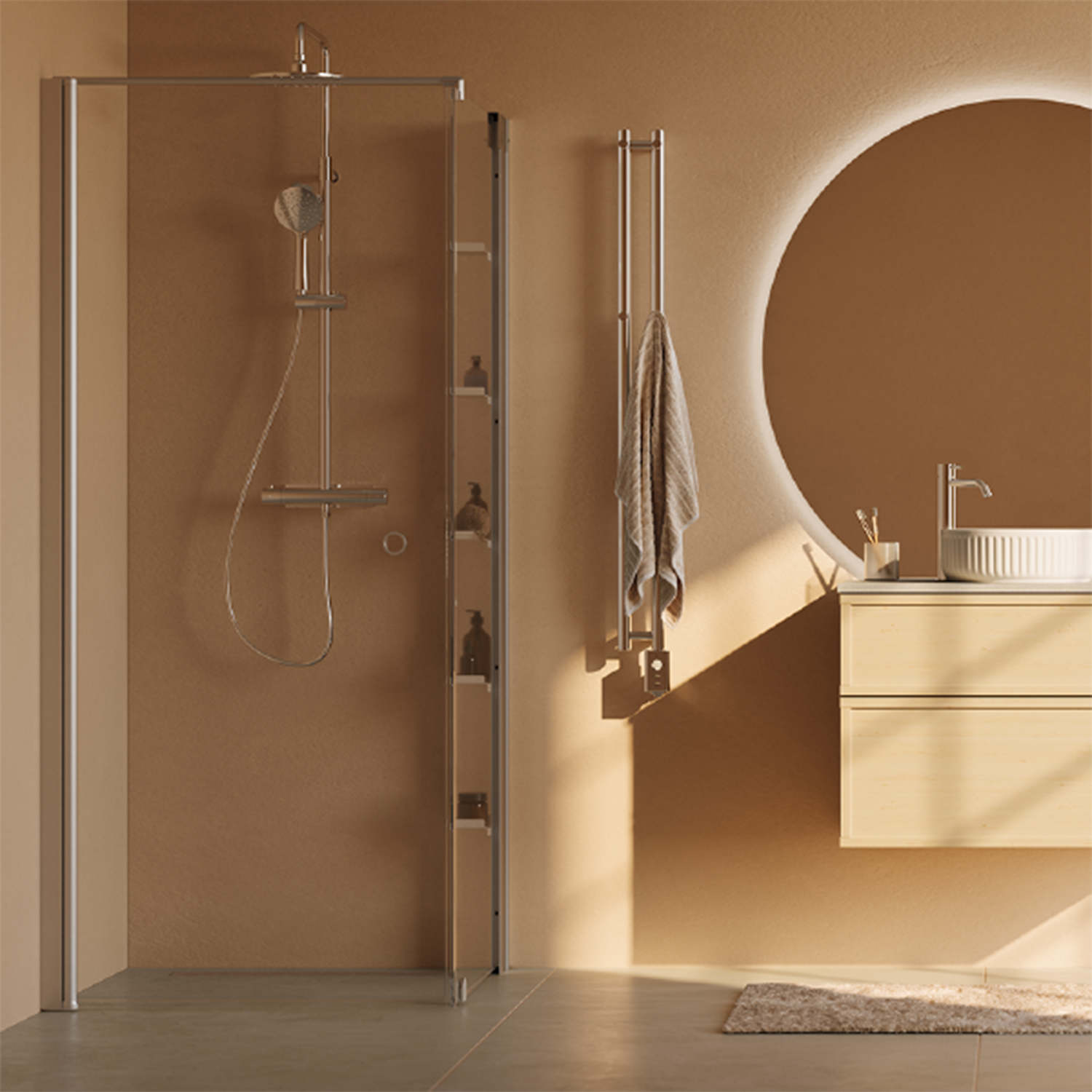 Svedbergs Sigyn Håndkletørker 2 - Krom - Bilde 2