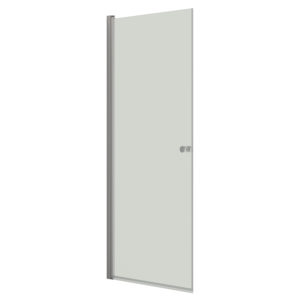 Dansani Match A Svingdør - Krom profil/Klart glass