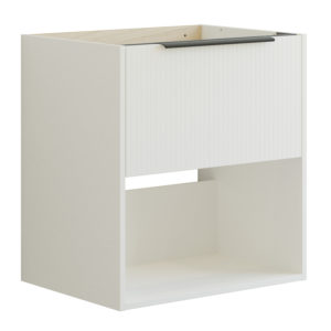 Dansani Mido+ Classic Servantskap m/Åpen Hylle - Stripete Hvit