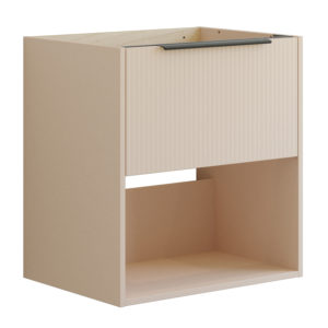 Dansani Mido+ Classic Servantskap m/Åpen Hylle - Stripete Sand