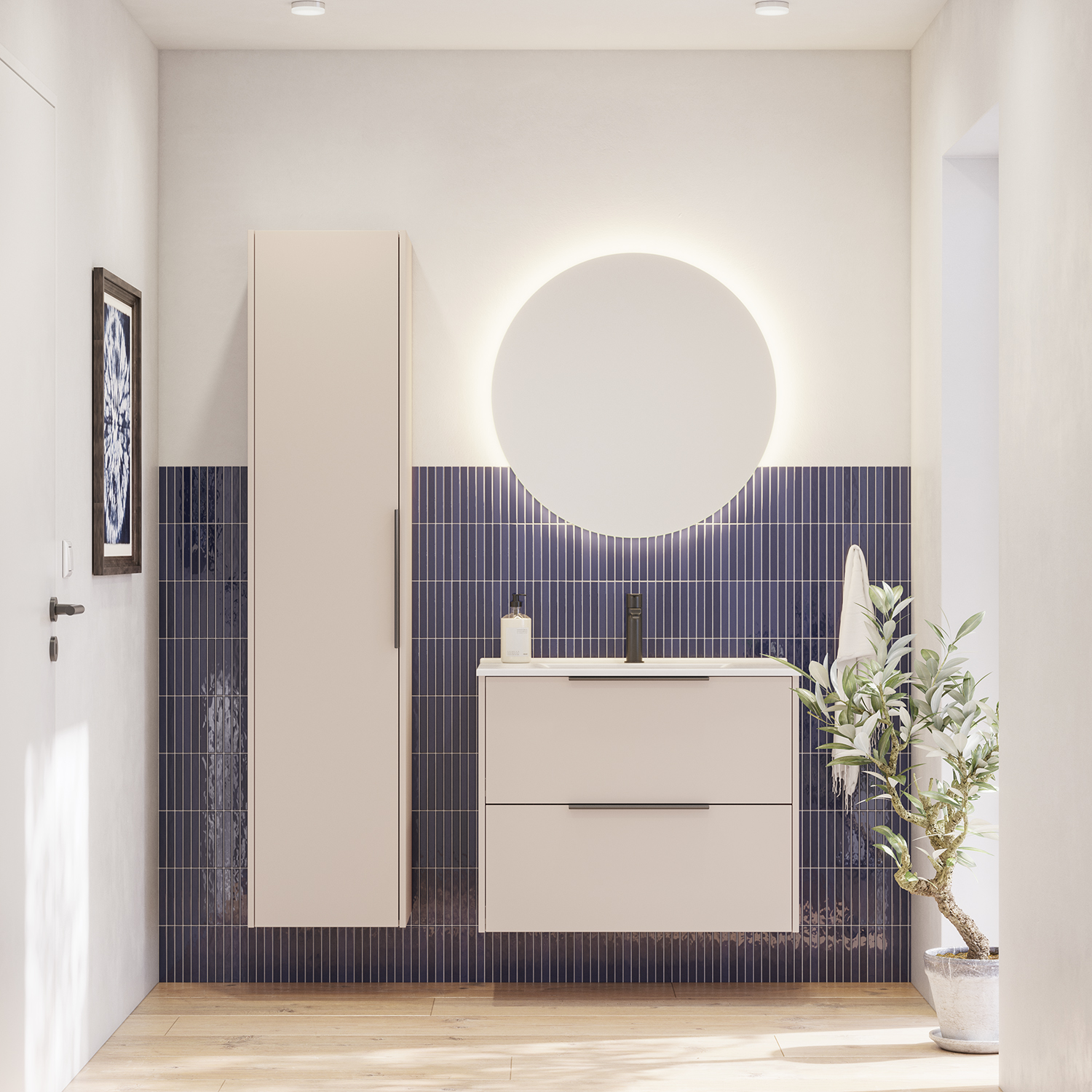 Dansani Mido+ Classic Servantskap 2s - Sand - Bilde 2