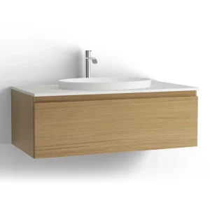 Vedum Flow Servantskap 1000 1s - Hvit Eik