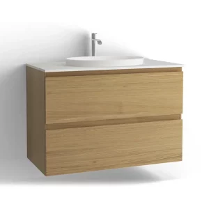 Vedum Flow Servantskap 1000 2s - Hvit Eik