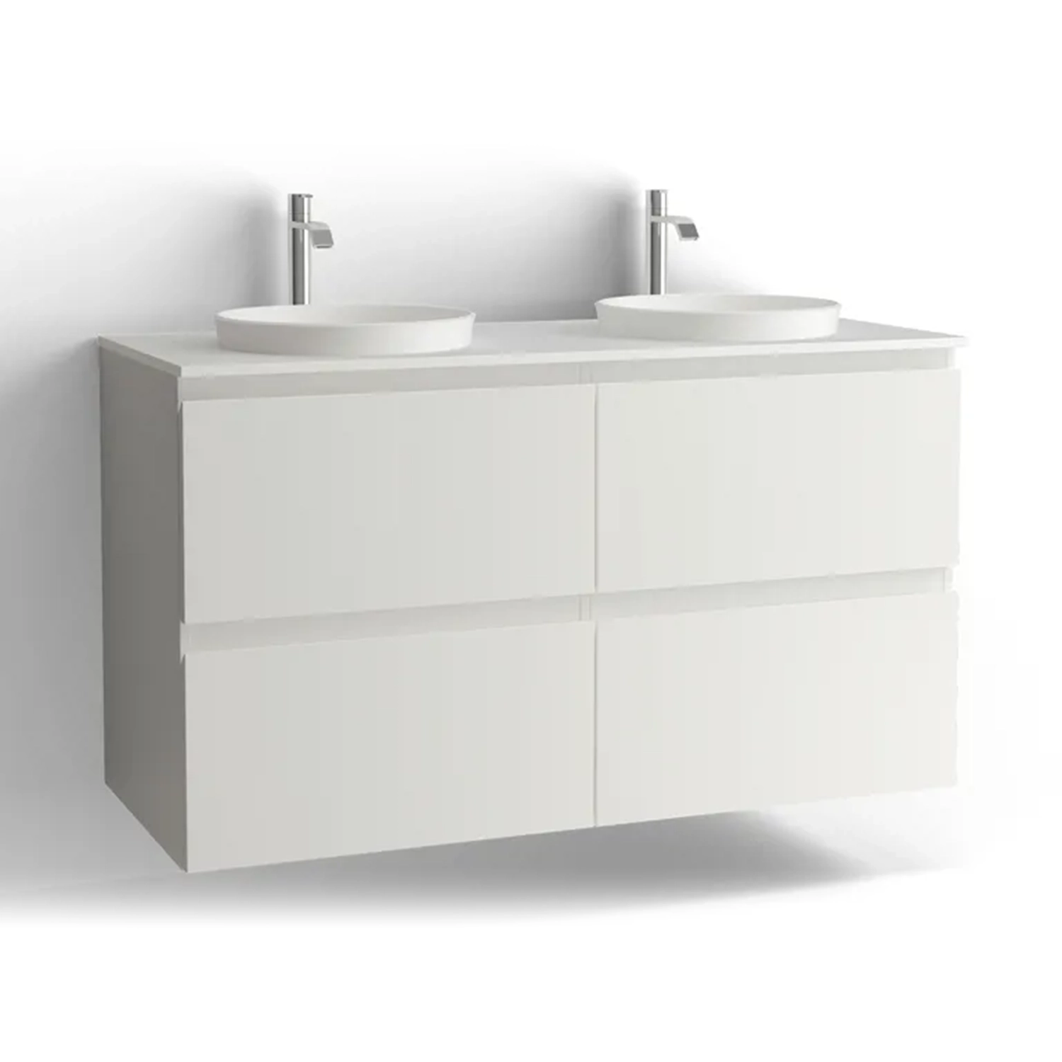 Vedum Flow Servantskap 1200 dbl 4s - Hvit