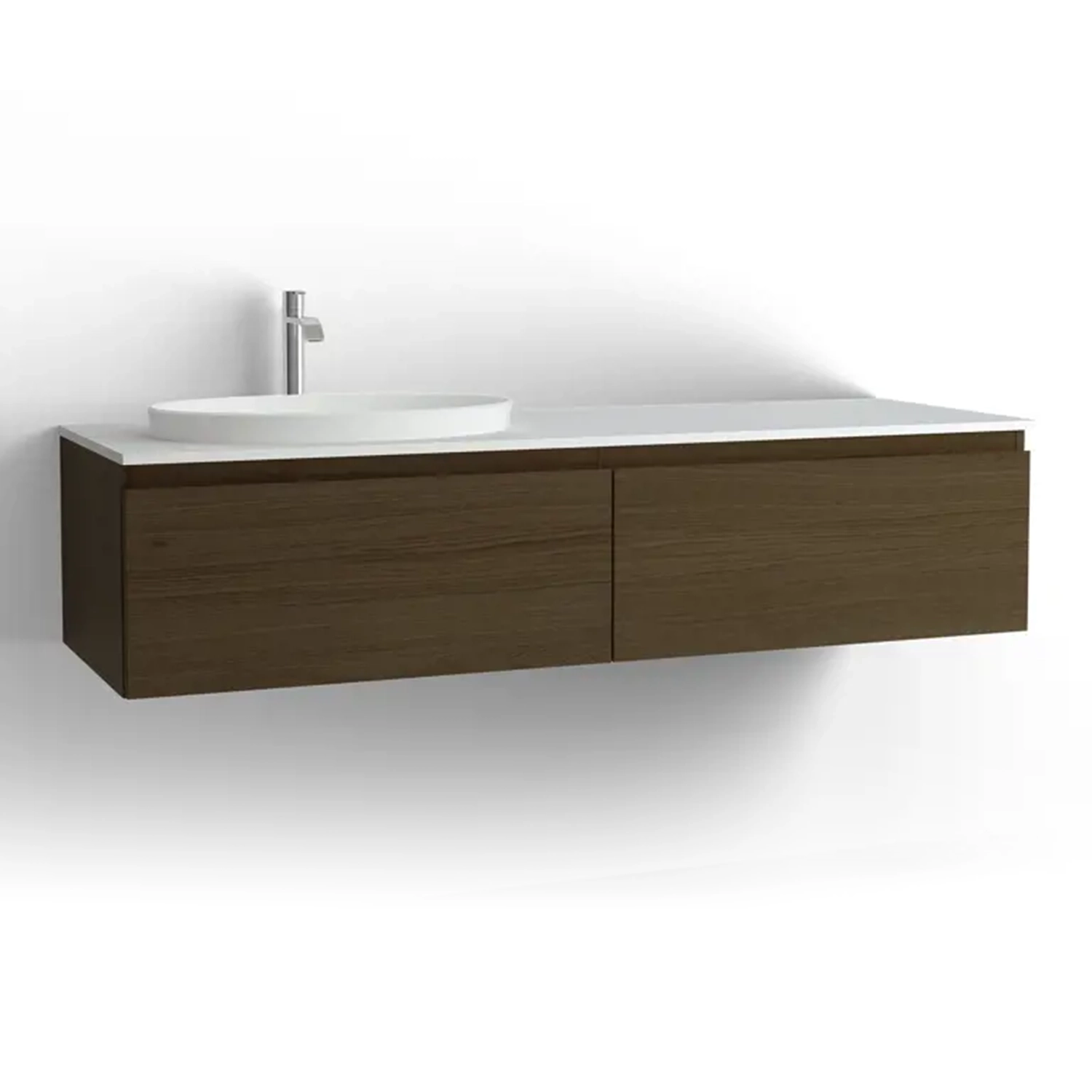 Vedum Flow Servantskap 1500 V/H 2s - Brun Eik