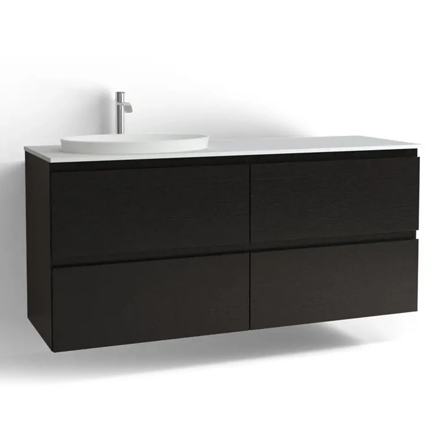 Vedum Flow Servantskap 1500 V/H 4s - Sort Ask