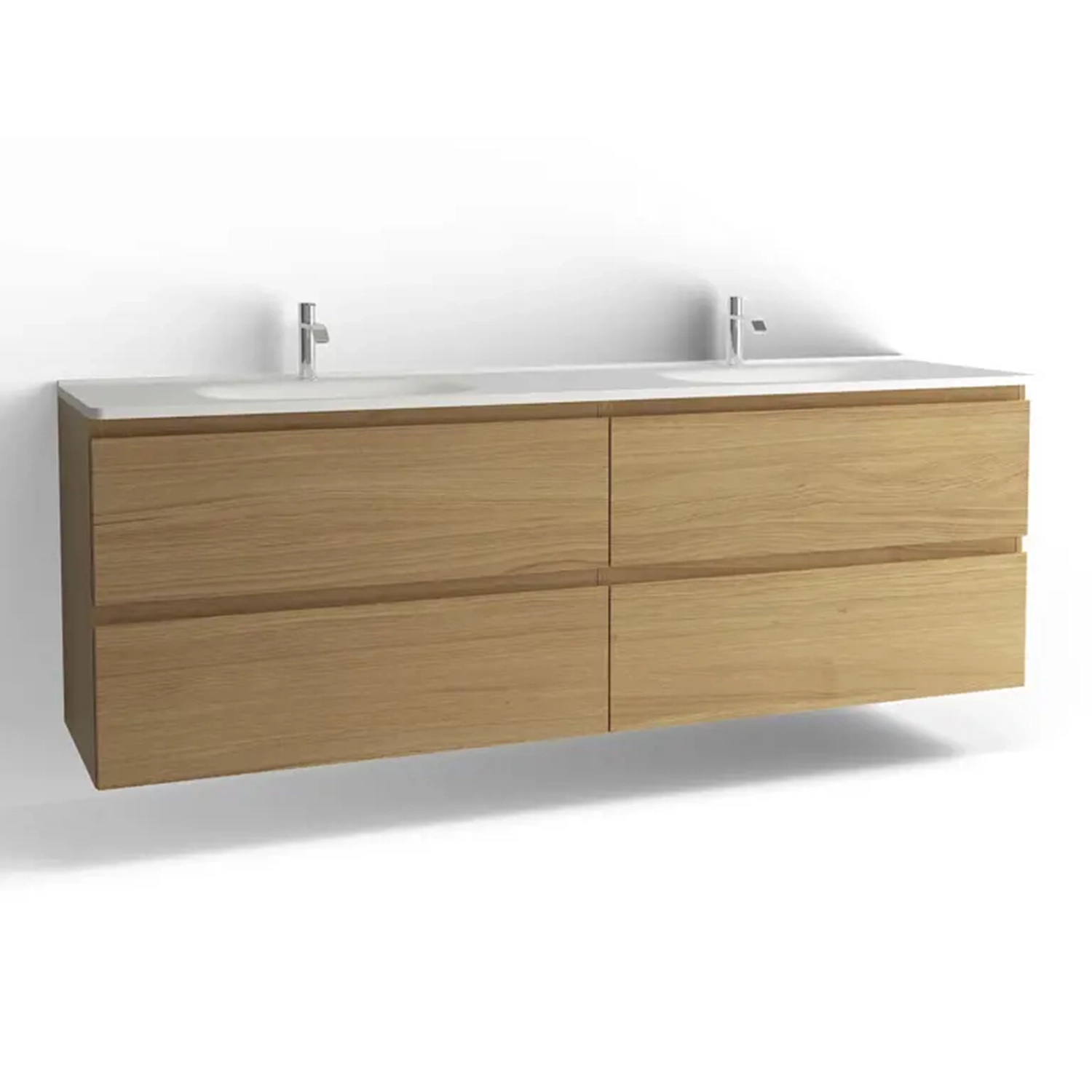 Vedum Flow Servantskap 2000 dbl 4s - Hvit Eik