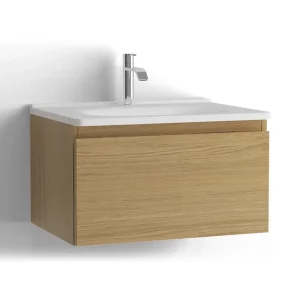 Vedum Flow Servantskap 600 D413 1s - Hvit Eik