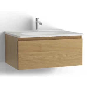 Vedum Flow Servantskap 750 1s - Hvit Eik