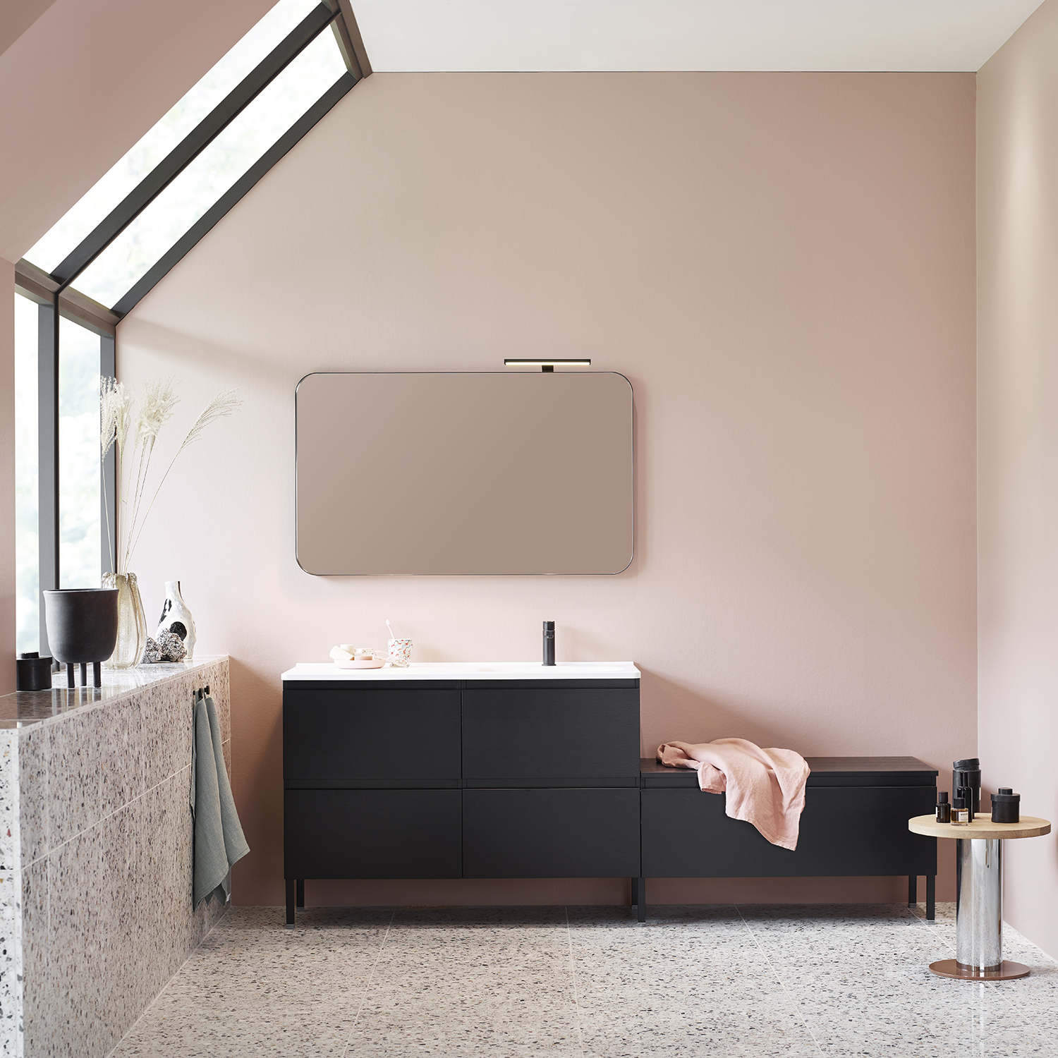 Vedum Flow Servantskap 1200 V/H 4s - Sort Ask - Bilde 2