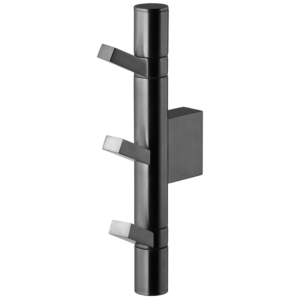 Tapwell TA263 Håndklekrok - Brushed Black Chrome