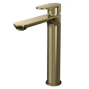 VikingBad Embla Servantbatteri Høy - Børstet Messing