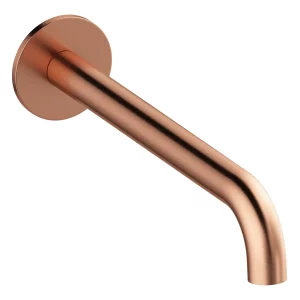 Silhouet Lang Tut for innbygging 250 mm - Børstet Kobber