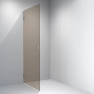 VikingBad Emil Dusjdør Rett - Krom/Bronse