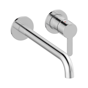 Silhouet Servantkran for innbygging m/Rosett 250 - Krom