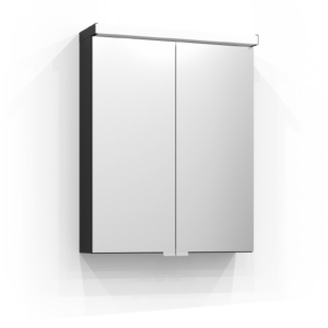 Svedbergs Intro Speilskap Kit - Grafittgrå