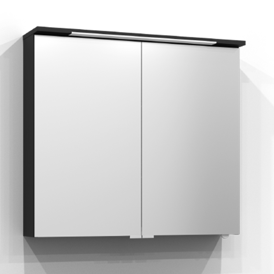 Svedbergs Skuru Speilskap - Svart Ask