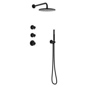 Silhouet XS1 Takdusj for innbygging - Sort Matt