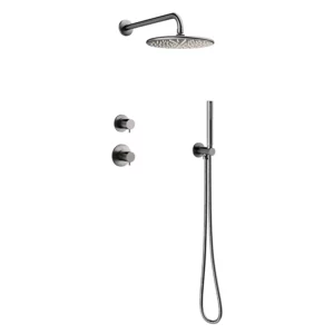 Silhouet DS1 Takdusj for innbygging - Børstet Grafitt