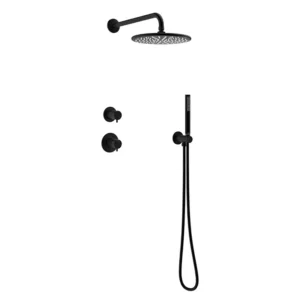 Silhouet DS1 Takdusj for innbygging - Sort Matt