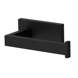 VikingBad Luna Rett Toalettrullholder - Sort Matt