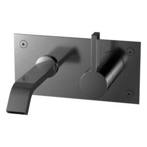 Tapwell ARM004 Servantbatteri - Brushed Black Chrome