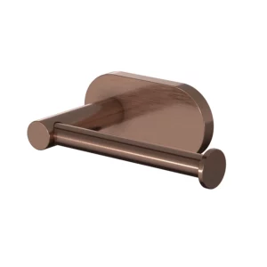 VikingBad Luna Rund Toalettrullholder - Børstet Roségull