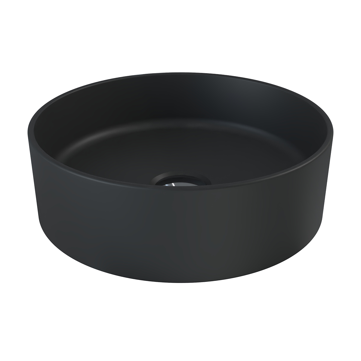 SIRI bolleservant i sort matt fra VikingBad – eksklusivt design med matt finish.