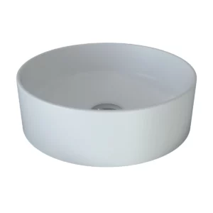 SIRI bolleservant i hvit matt fra VikingBad – minimalistisk og elegant bolleservant.