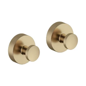 Zen Håndklekroker med Rosett - Børstet Bronse